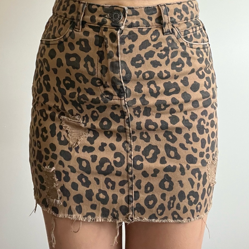 Cheetah Mini Skirt